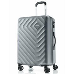 Чемодан American Tourister, 70 л, размер M, серый