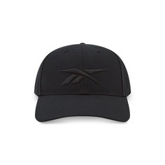 Кепка Reebok vector baseba для мужчин и женщин, размер OneSize, черный