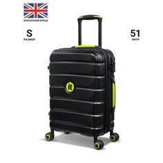 Чемодан IT Luggage, 51 л, размер S, черный