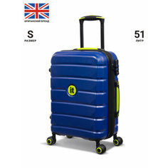 Чемодан IT Luggage, 51 л, размер S, синий