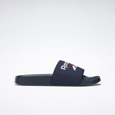 Шлепанцы Reebok FULGERE SLIDE, размер 13 US, синий/белый/красный