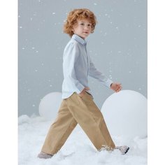 Рубашка Gloria Jeans, размер 12-24мес/86-92, голубой