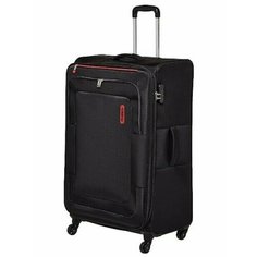 Чемодан American Tourister, 111 л, размер L, черный