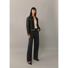 Джинсы MANGO, размер 38 EU, фиолетовый