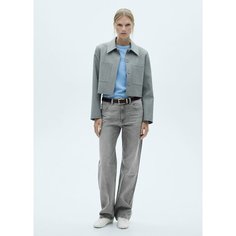 Джинсы MANGO, размер 34 EU, серый