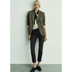 Джинсы MANGO, размер 38 EU, Черный деним