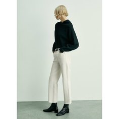 Джинсы MANGO, размер 44 EU, экрю