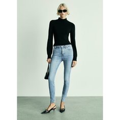 Джинсы дудочки MANGO, размер 38 EU, синий