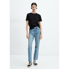 Футболка MANGO, размер L, черный