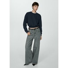 Свитшот MANGO, размер L, , синий