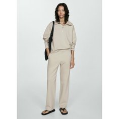 Брюки джоггеры MANGO, размер S, серый