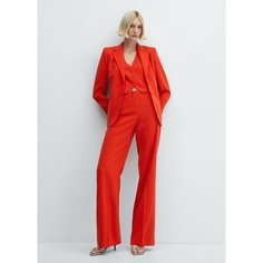 Брюки MANGO, размер 44 EU, красный
