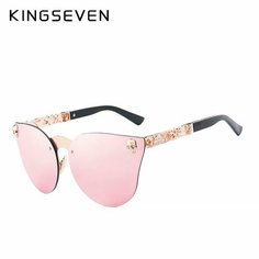 Солнцезащитные очки KINGSEVEN, розовый