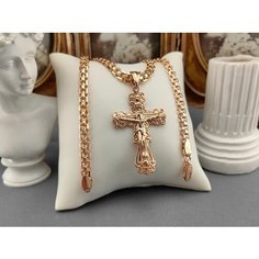 Комплект бижутерии FJ Fallon Jewelry: цепь, размер колье/цепочки 55 см, розовое золото