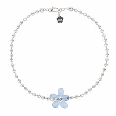 Колье Hola Jewelry, стекло, длина 40 см, синий