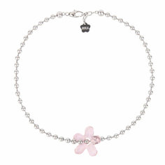 Колье Hola Jewelry, стекло, длина 40 см, розовый