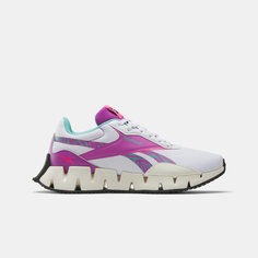 Кроссовки Reebok Zig Dynamica STR, размер 9 US, белый/бежевый/фиолетовый