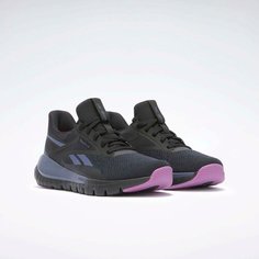 Кроссовки Reebok Flex Trainer, размер 8 US, черный/фиолетовый