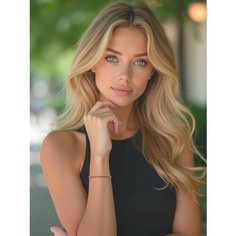 Браслет-цепочка ZOLOTO.GOLD, красное золото, 585 проба, длина 22 см.