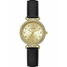 Наручные часы GUESS, GW0764L2 черный/золотистый