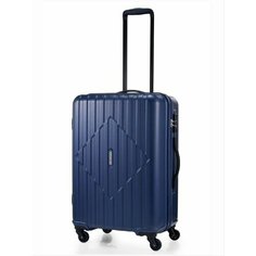 Чемодан American Tourister, 65 л, размер M, синий