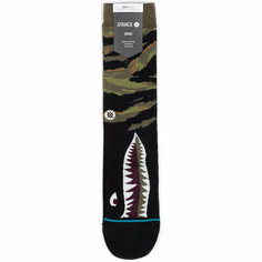 Носки Stance Cпортивные носки Stance, размер L, зеленый, черный, белый
