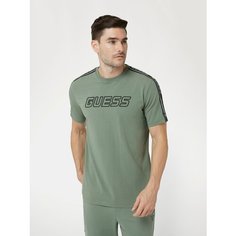 Футболка GUESS ARLO CN T-SHIRT, размер S, зеленый