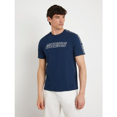 Футболка GUESS ARLO CN T-SHIRT, размер L, синий
