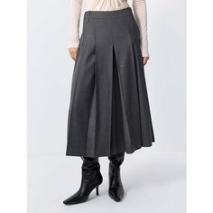 Брюки кюлоты TOPTOP, размер XS, серый