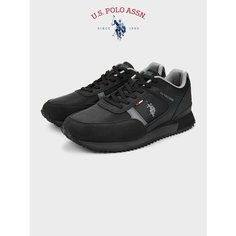 Кроссовки U.S. POLO ASSN. Осень-зима 2024, полнота 6 (RU)/ на среднюю стопу, размер 43, черный