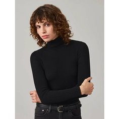 Водолазка JUST CLOTHES, размер 38, , черный
