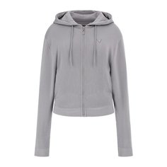 Толстовка GUESS, размер XS/S, , серый