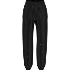 Брюки джоггеры GUESS Rhinestones Jogger, размер S, черный