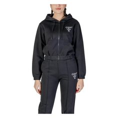 Толстовка GUESS, размер S, , черный