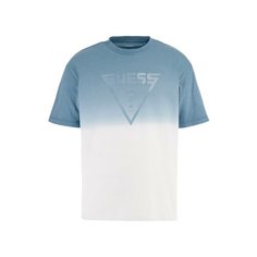 Футболка GUESS Slug CN T-shirt, , размер M, синий