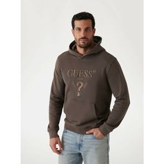 Худи GUESS, размер M, , коричневый