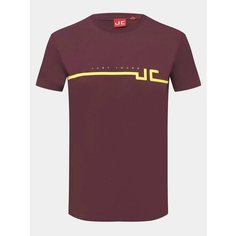 Футболка JUST CLOTHES, размер 48, бордовый