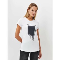 Футболка JUST CLOTHES, размер 38, белый