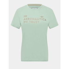 Футболка Aeronautica Militare, размер S, мятный