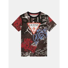 Футболка GUESS, размер 8 лет, разноцветный