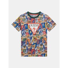 Футболка GUESS, размер 12 лет, мультиколор