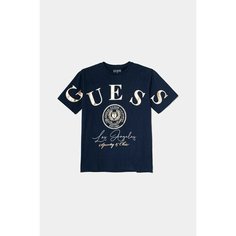 Футболка GUESS OVERSIZE SS T-SHIRT, размер 8 лет, синий