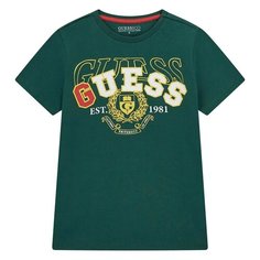 Футболка GUESS SS T-SHIRT, размер 16 лет, зеленый
