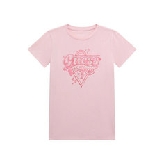 Футболка GUESS, размер 10 лет, розовый