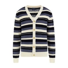 Кардиган GUESS, размер XXL, , синий/белый
