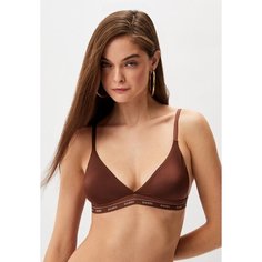Бюстгальтер GUESS Jane Soft Triangle, размер XS, коричневый