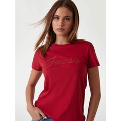 Футболка GUESS, размер XS, красный