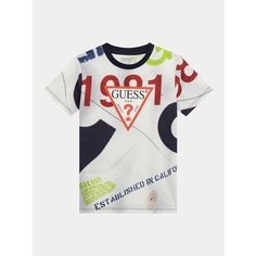 Футболка GUESS, размер 8 лет, синий