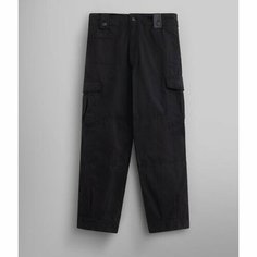 Брюки карго ALPHA INDUSTRIES, размер 34, чёрный