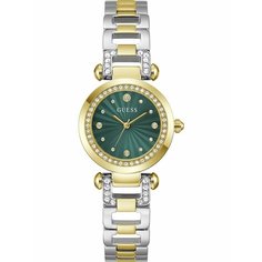 Наручные часы GUESS, серебряный, желтый